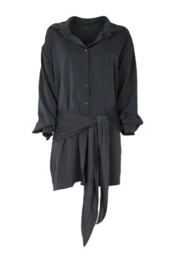 Vestito Donna Camicia Lunga Fiocco -Lindavi Negozio IMG 0019