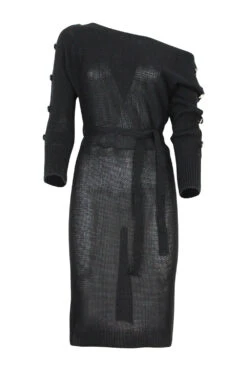 Vestito Donna Maxi Pull Cintura Bottoni -Lindavi Negozio IMG 0049