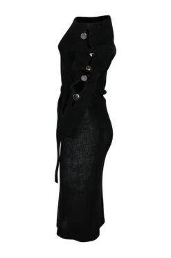 Vestito Donna Maxi Pull Cintura Bottoni -Lindavi Negozio IMG 0050