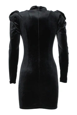 Vestito Donna Tubino Ciniglia Collo Alto Elegante -Lindavi Negozio IMG 0094