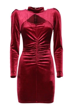 Vestito Donna Tubino Ciniglia Collo Alto Elegante -Lindavi Negozio IMG 0096