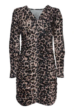 Vestito Donna Scollo V Fantasia Leopardato 7 Vestito Donna Scollo V Fantasia Leopardato -Lindavi Negozio IMG 0162