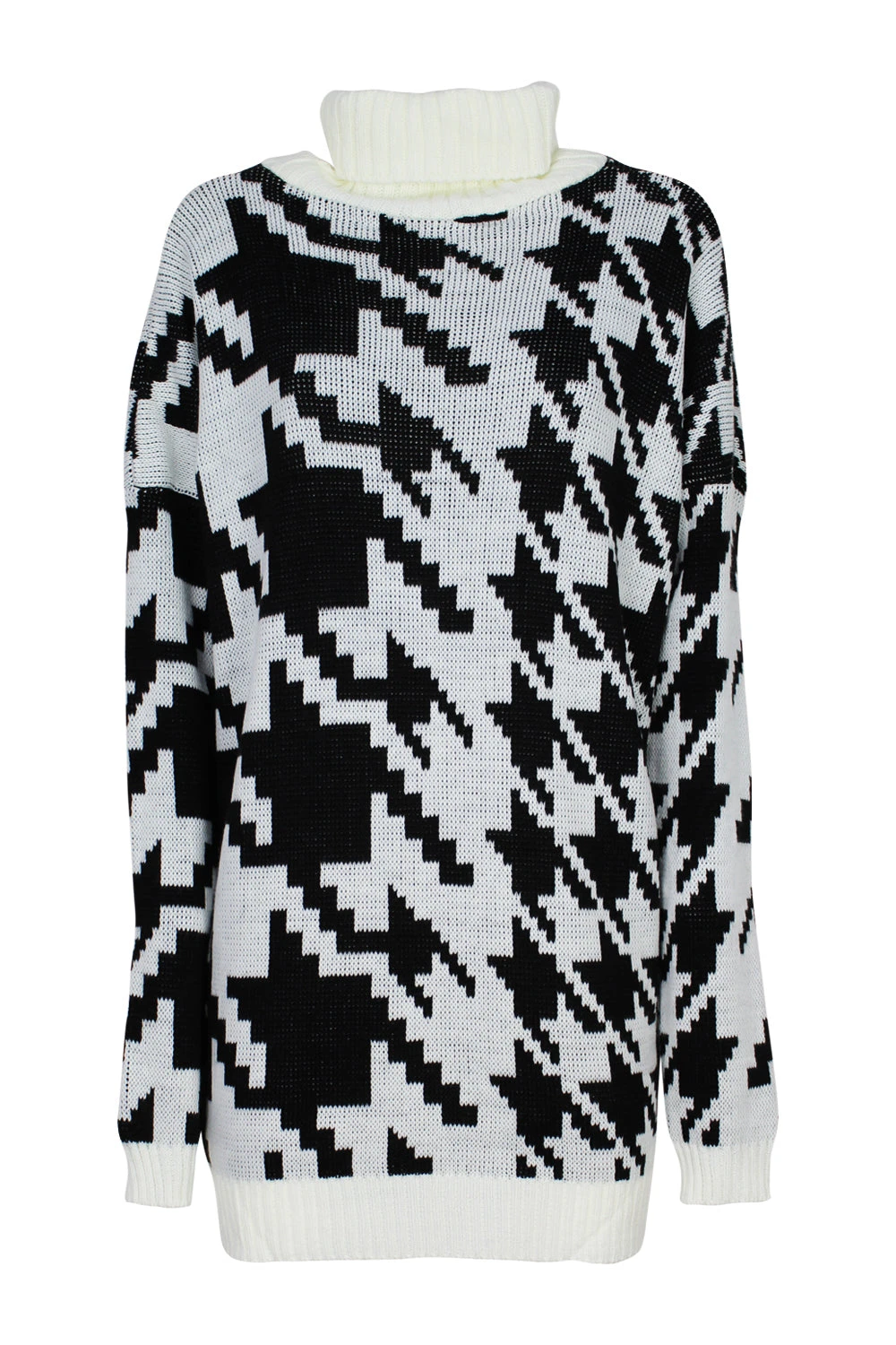 Vestito Donna Maxi Pull Collo Alto Morbido 3 Vestito Donna Maxi Pull Collo Alto Morbido - immagine 3