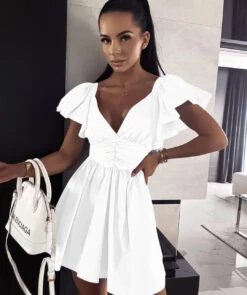 Vestito Donna Scollo V Rush Gonna Campana 5 Vestito Donna Scollo V Rush Gonna Campana -Lindavi Negozio IMG 0663 05 04 21 08 57 1892