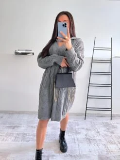 Vestito Donna Morbido Maxi Pull Scollo V Trama Intrecciata Casual Comodo 5 Vestito Donna Morbido Maxi Pull Scollo V Trama Intrecciata Casual Comodo -Lindavi Negozio ImmagineWhatsApp2022 12 22ore10.34.47