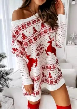 Vestito Donna Maxi Pull Morbido Fantasia -Lindavi Negozio WhatsAppImage2020 12 28at21.45.24 1