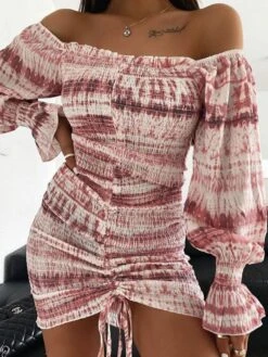 Vestito Donna Tubino Scollo Fascia Coulisse Manica Sbuffo 5 Vestito Donna Tubino Scollo Fascia Coulisse Manica Sbuffo -Lindavi Negozio WhatsAppImage2021 09 03at13.50.47