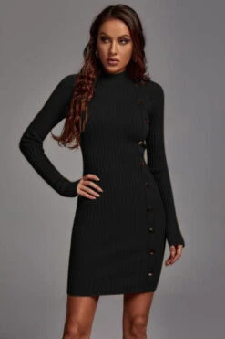 Vestito Donna Tubino Giro Collo Manica Lunga Bottoni Aderente Casual Elegante -Lindavi Negozio WhatsAppImage2021 12 30at14.41.44 1 a510f27f 6c9a 4600 bbfa 71db4aeb7ab6