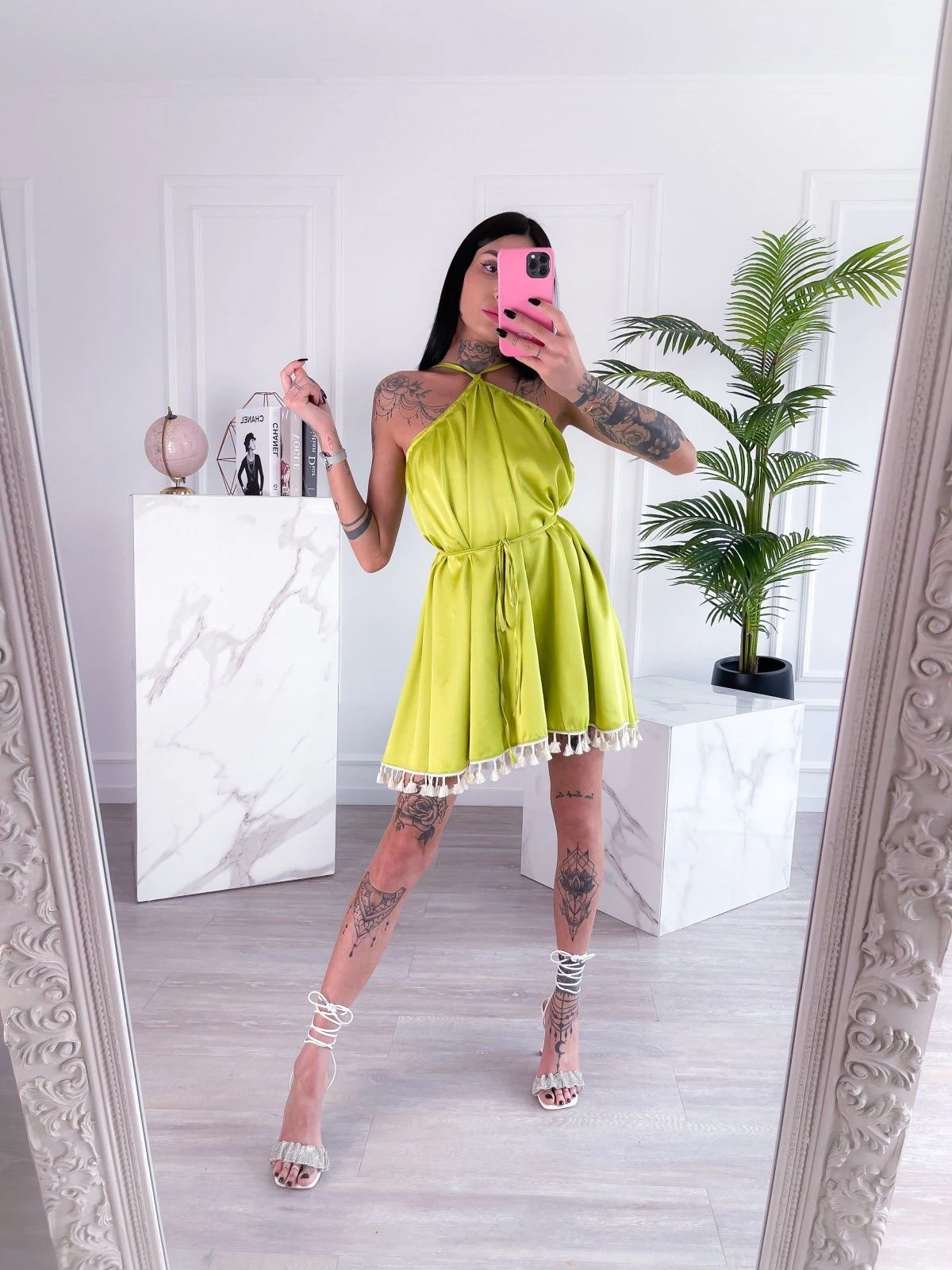 Vestito Donna Schiena Scoperta Laccio Nappine Morbido Elegante 2 Vestito Donna Schiena Scoperta Laccio Nappine Morbido Elegante - immagine 2