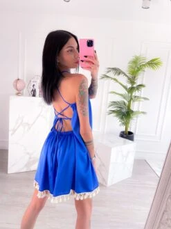 Vestito Donna Schiena Scoperta Laccio Nappine Morbido Elegante 7 Vestito Donna Schiena Scoperta Laccio Nappine Morbido Elegante -Lindavi Negozio WhatsAppImage2022 05 11at10.08.26