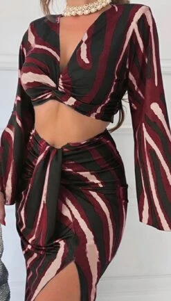 Vestito Donna Tubino Scollo V Cut Out Manica Campana Spacco Bicolore Elegante Sensuale 6 Vestito Donna Tubino Scollo V Cut Out Manica Campana Spacco Bicolore Elegante Sensuale -Lindavi Negozio WhatsAppImage2022 09 13at09.47.16