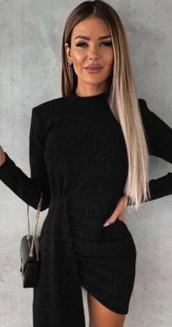 Vestito Donna Tubino Incrocio Aderente Asimmetrico Elegante Sensuale 7 Vestito Donna Tubino Incrocio Aderente Asimmetrico Elegante Sensuale -Lindavi Negozio dddddd 1