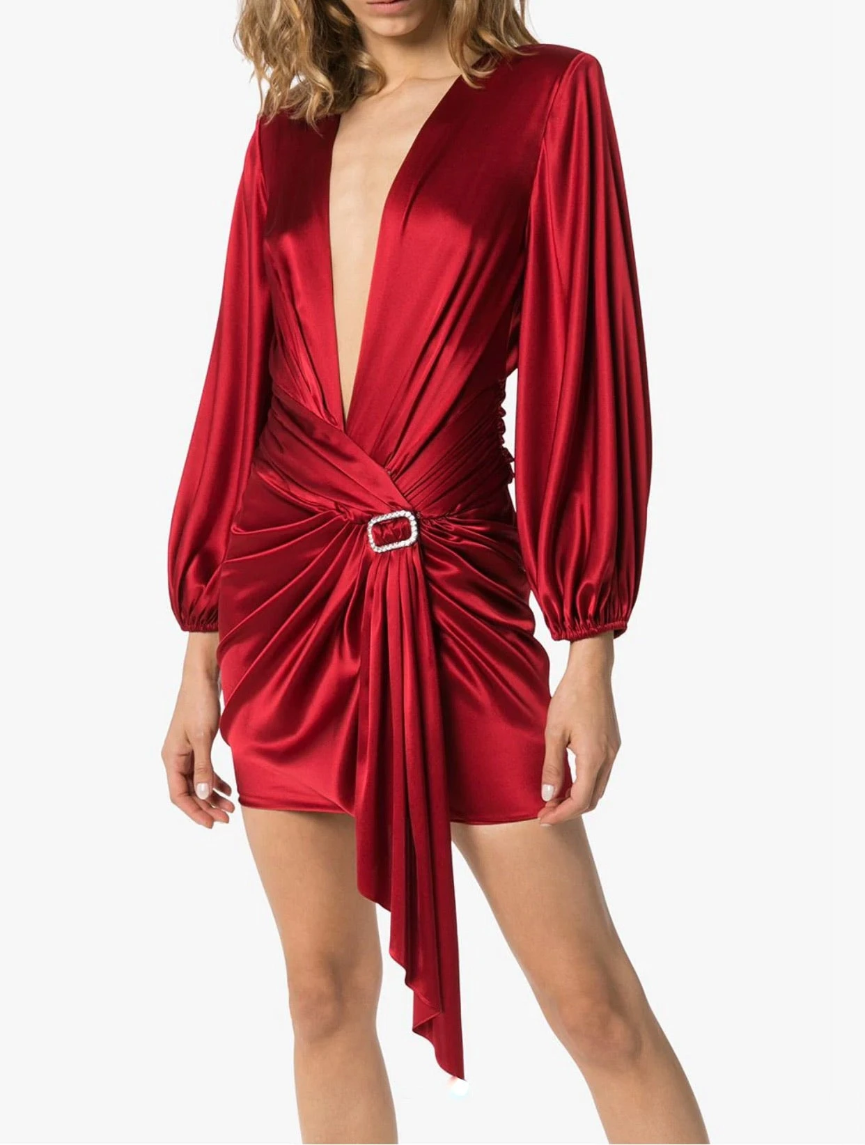 Vestito Donna Tubino Scollo Profondo Elegante 2 Vestito Donna Tubino Scollo Profondo Elegante - immagine 2