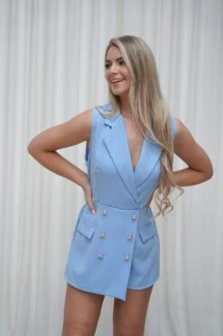 Vestito Donna Tutina Blazer Doppio Petto Panta Gonna Bottoni Elegante -Lindavi Negozio image 39bd3a07 9004 419d 9047 b4ab555680af