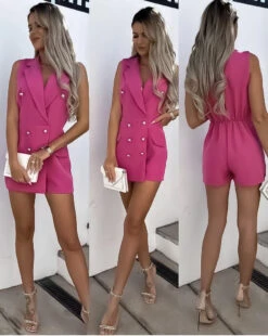 Vestito Donna Tutina Blazer Doppio Petto Panta Gonna Bottoni Elegante -Lindavi Negozio image 476dadb4 a954 477f b2d3 1ab701eec3e8