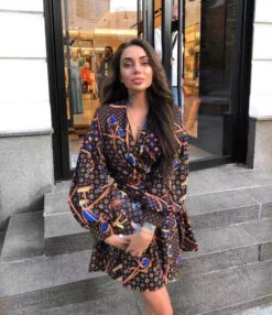 Vestito Donna Fantasia Ciniglia Morbido