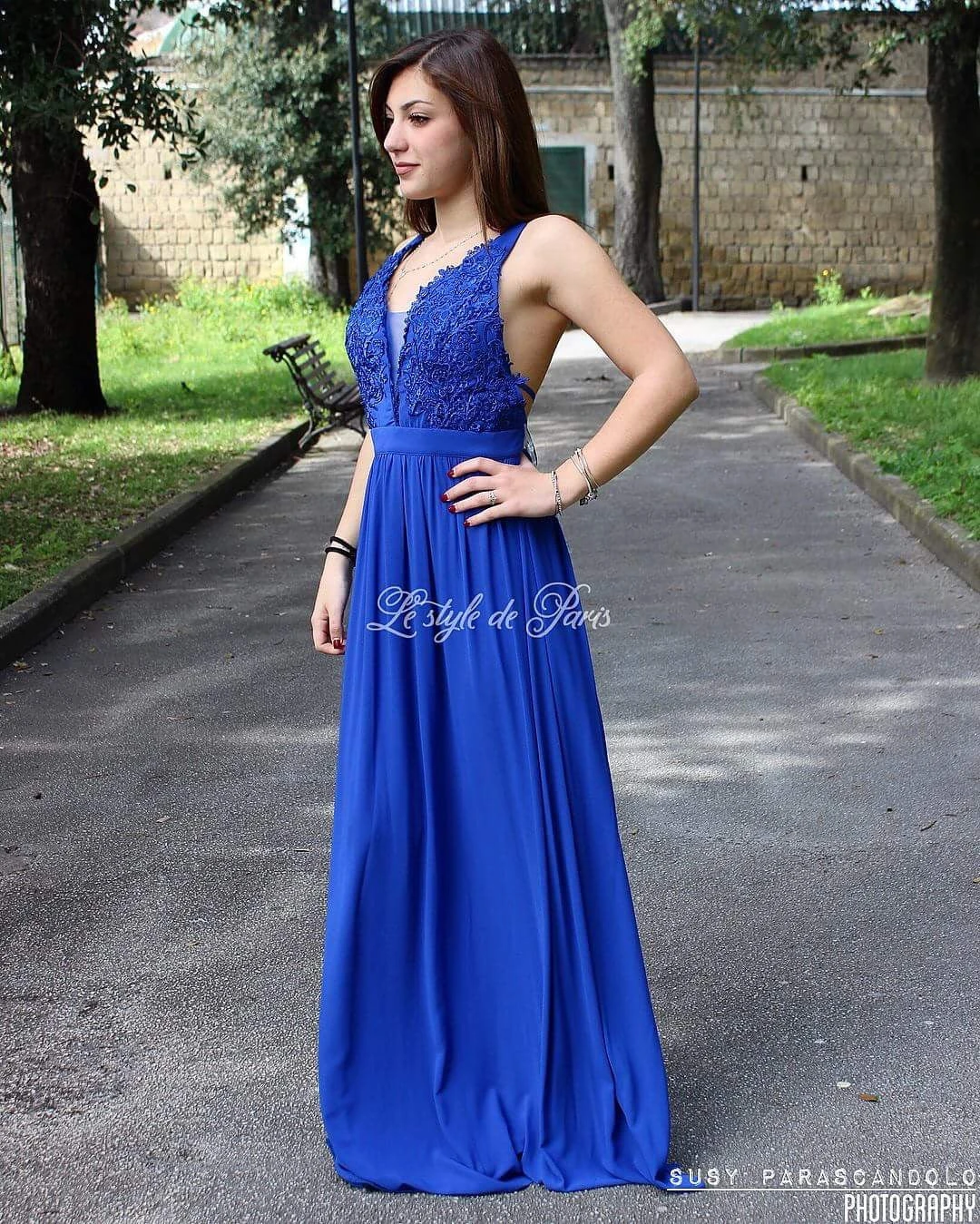 Abito Donna Vestito Donna Scollo Schiena Bretelle Chiffon Elegante 1 Abito Donna Vestito Donna Scollo Schiena Bretelle Chiffon Elegante